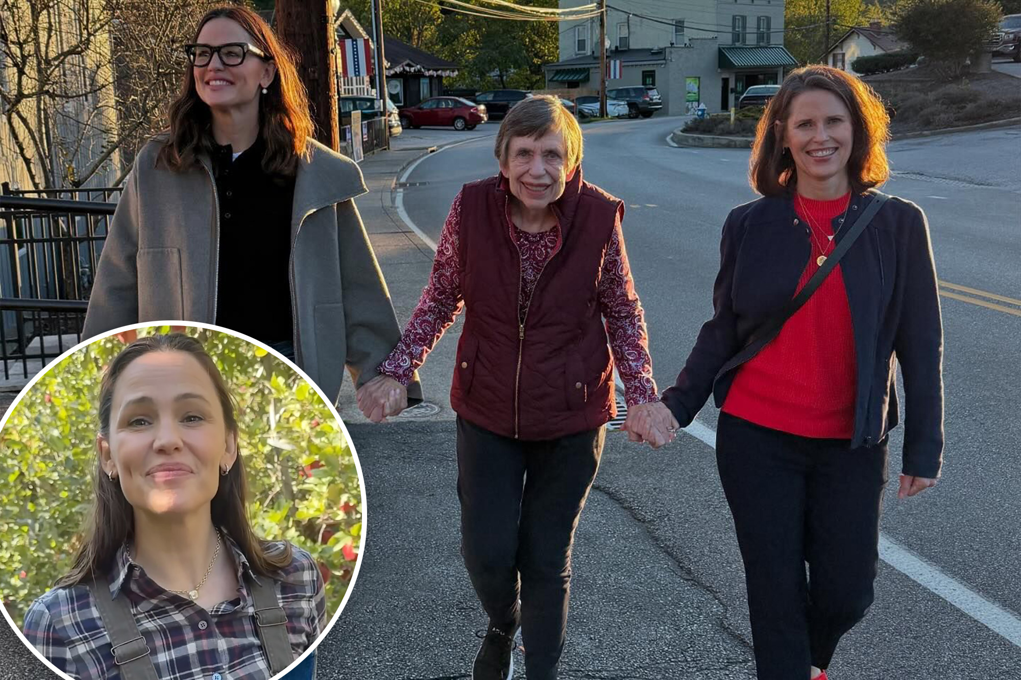 Jennifer Garner enjoys fall trip to West Virginia hometown with her mother, sister